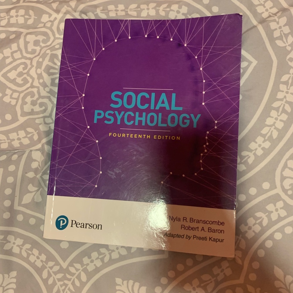 Social Psychology 14th edition Book